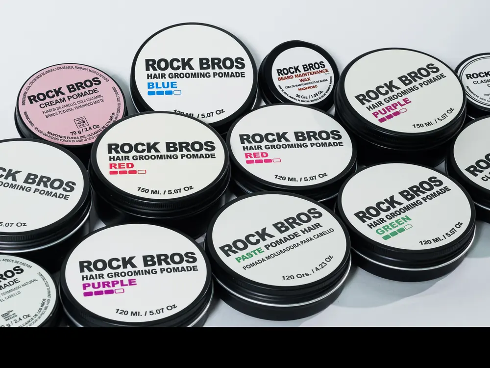 Pomadas Rock Bros en Barber Gang MX